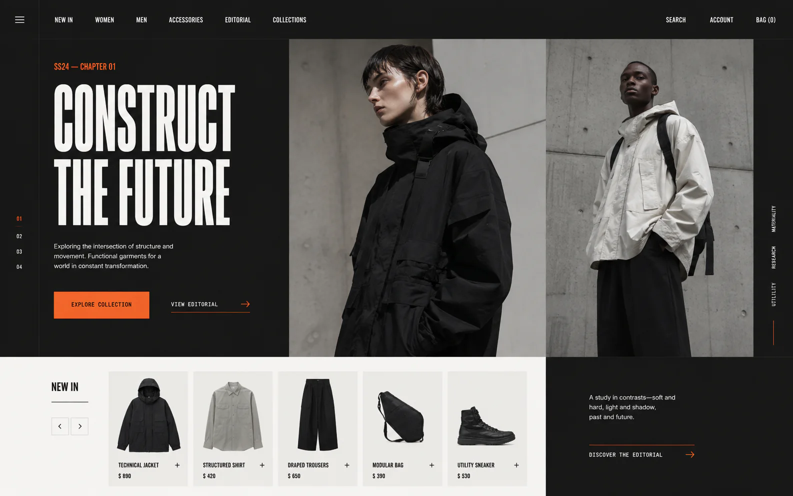Foundry fashion storefront theme preview